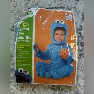 Sesame Street Blue Cookie Monster Infant Costume
